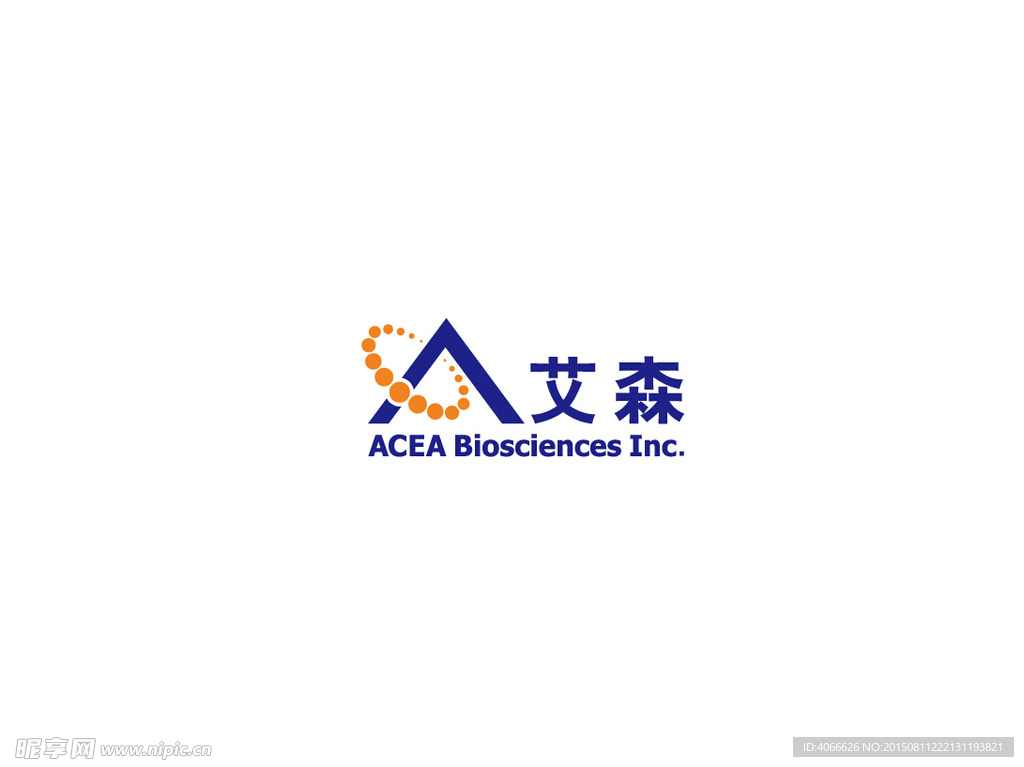 艾森生物LOGO