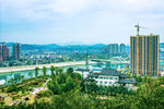 张家界市区俯瞰