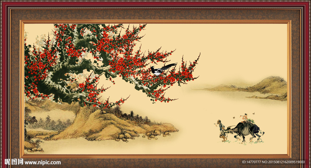 梅花装饰画