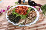 红烧肉炖三干