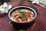 砂锅红烧肉炖干豆角