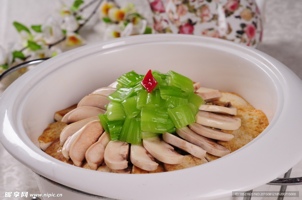 手捏菜炖豆腐