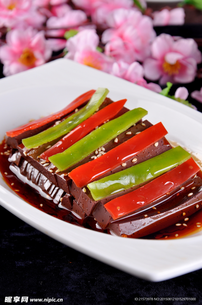 蒜泥羊血