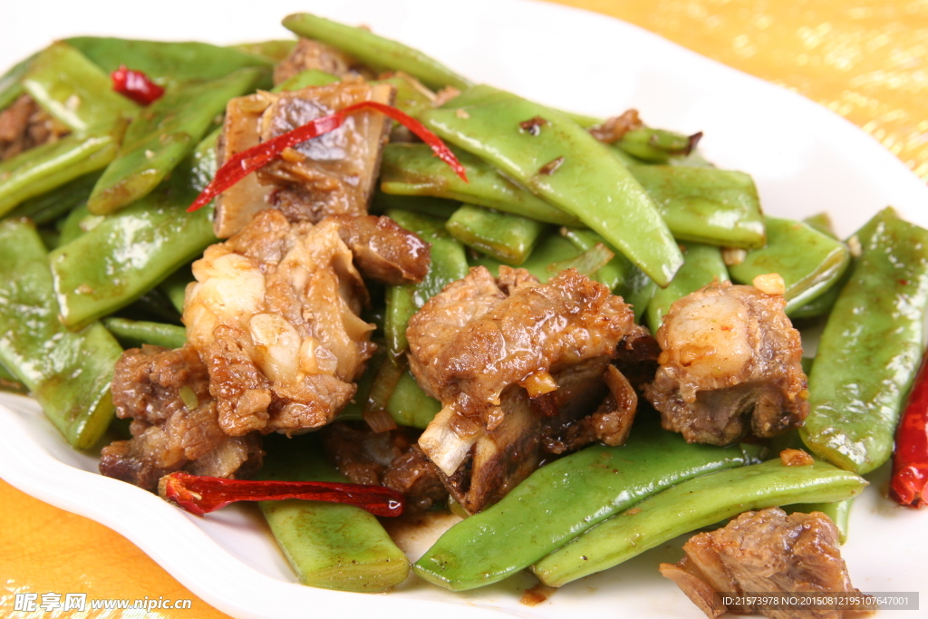 排骨炖豆角