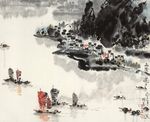 山水画山阴道上