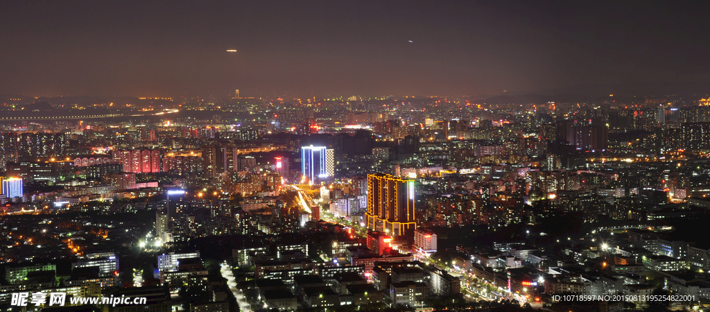 城市夜景图