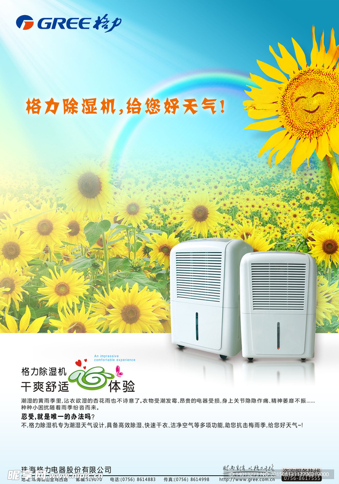 格力除湿机海报