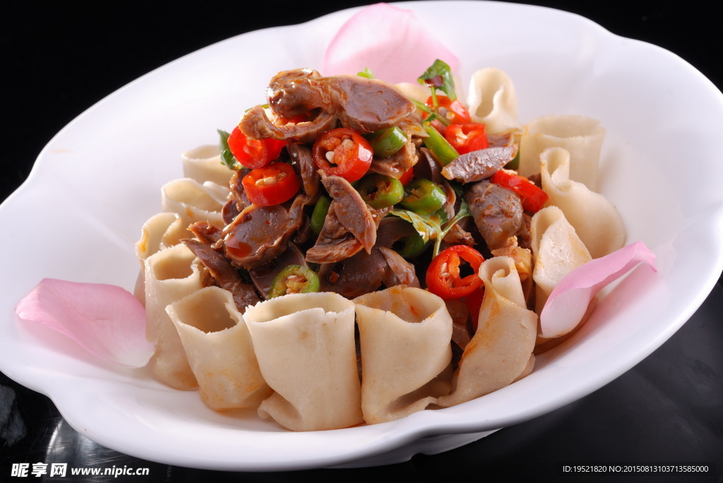鸡胗莜面卷