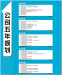 五年规划