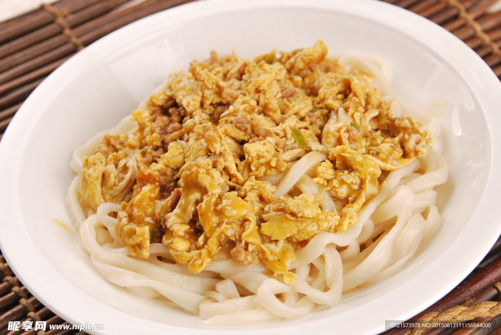 肉末鸡蛋打卤面