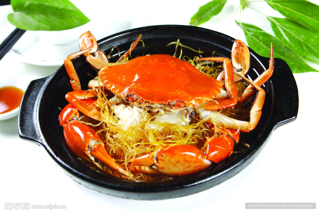 青蟹粉丝煲
