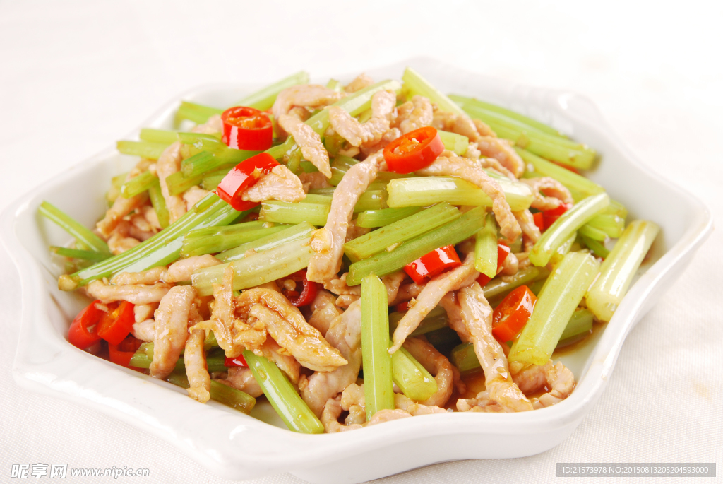 芹菜炒肉丝