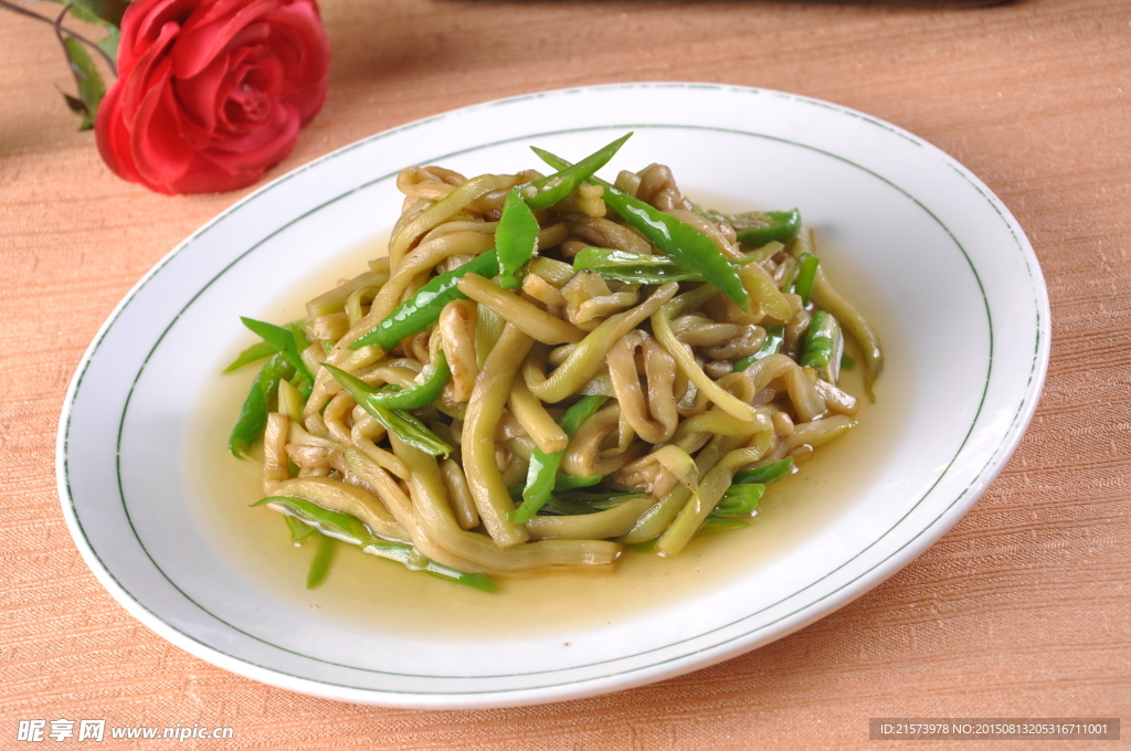 青椒炒茄丝