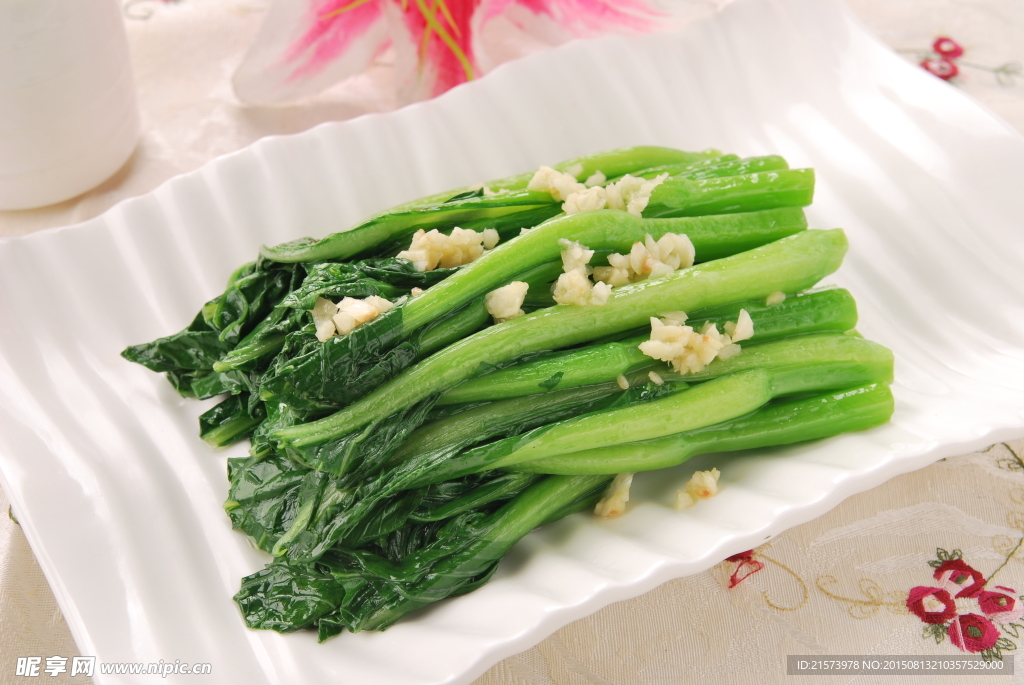 蒜茸炒菜远