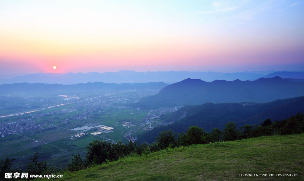 永安山夕阳