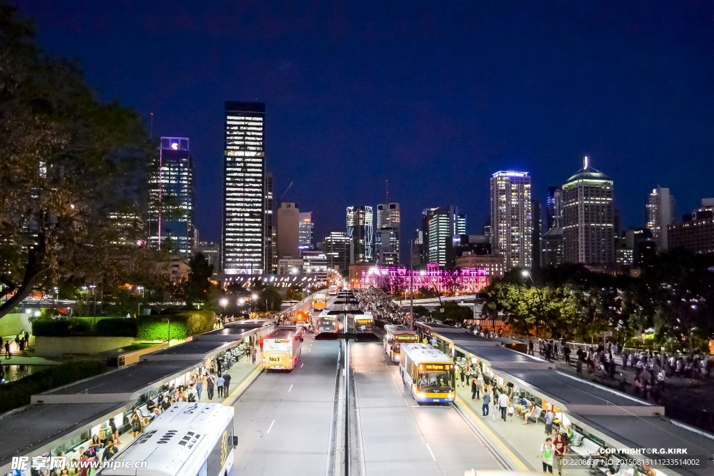 马来西亚城市夜景