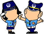 卡通警察