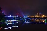南宁民歌湖夜景