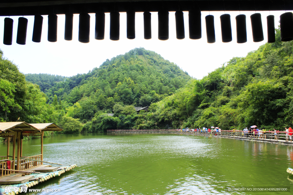 漓江古东景区山水风光