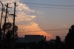 夕阳的天空