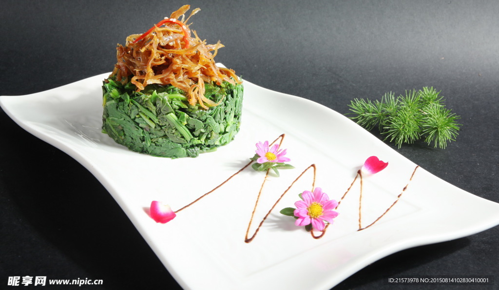 丁香鱼拌菠菜