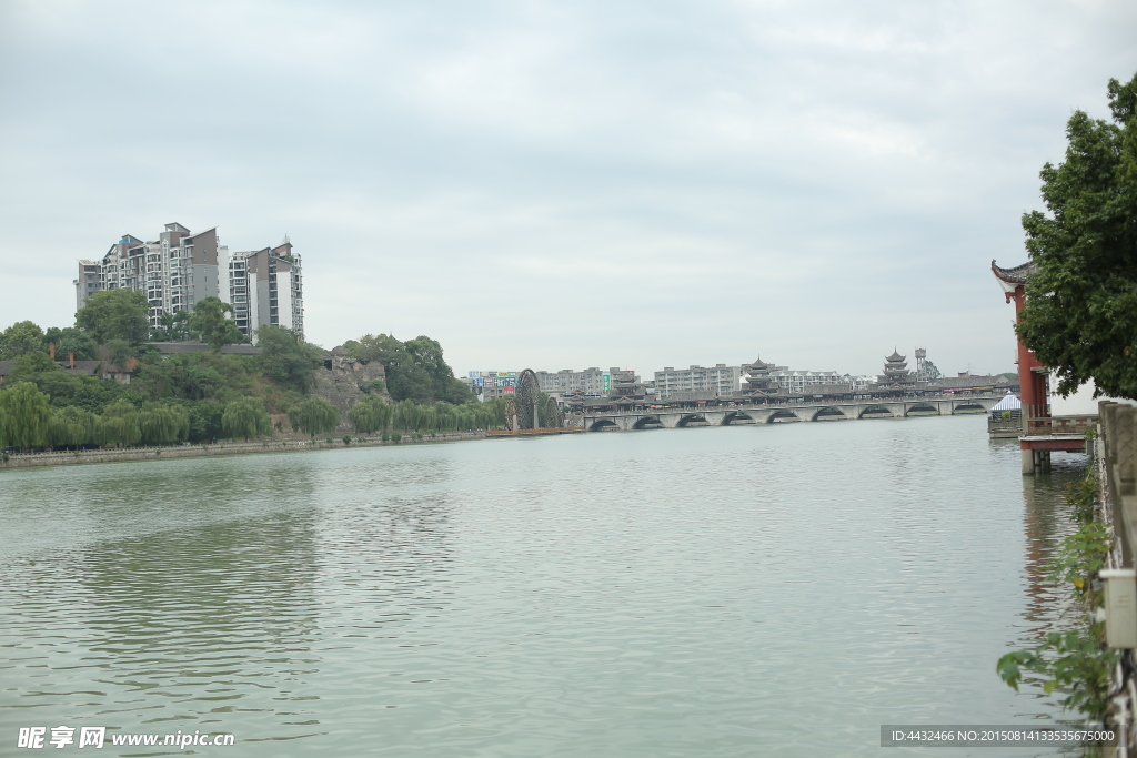 江水   风景   建筑