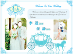 婚礼展板