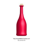红色酒瓶AI失量效果图