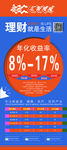理财展架 理财海报