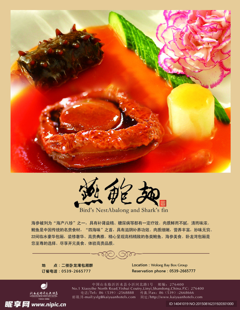 燕鲍翅海报
