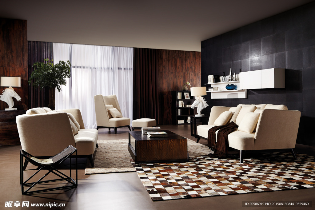 现代客厅家具