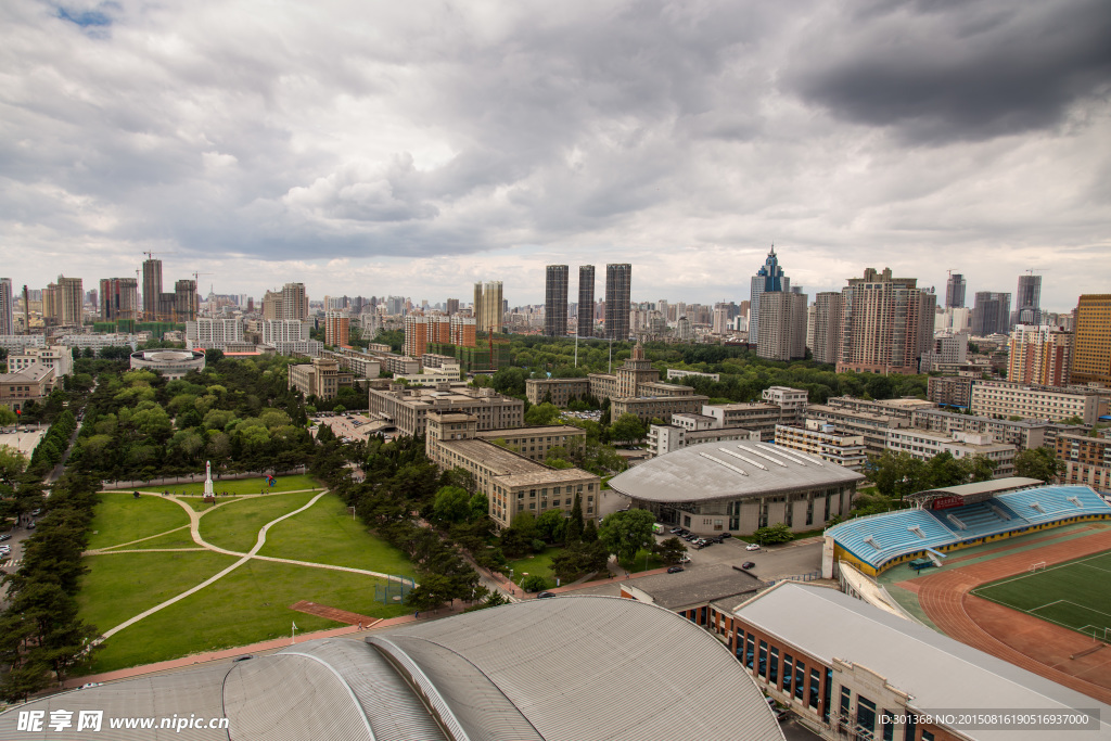 东北大学俯瞰