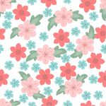 矢量花朵纹