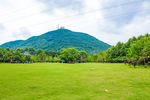 园林山下青草地