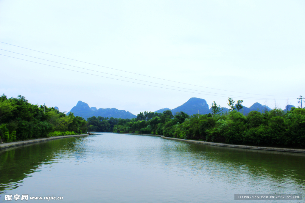 桃花湾景区山水风光