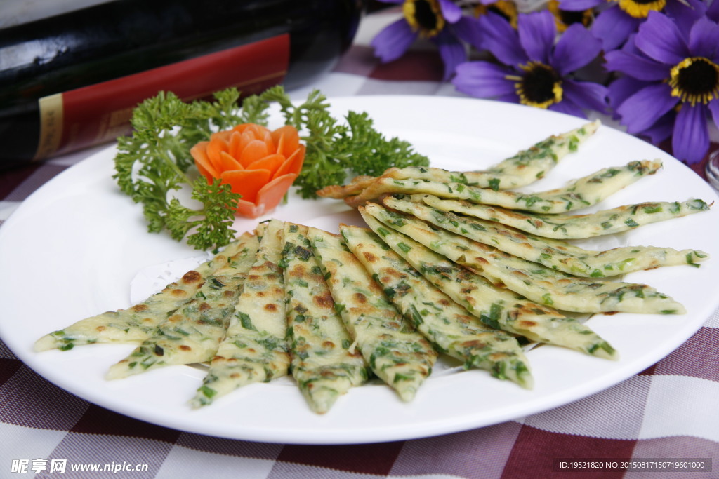 农家野菜饼