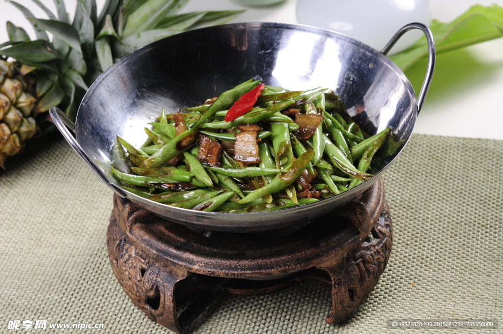 干锅孜然四季豆