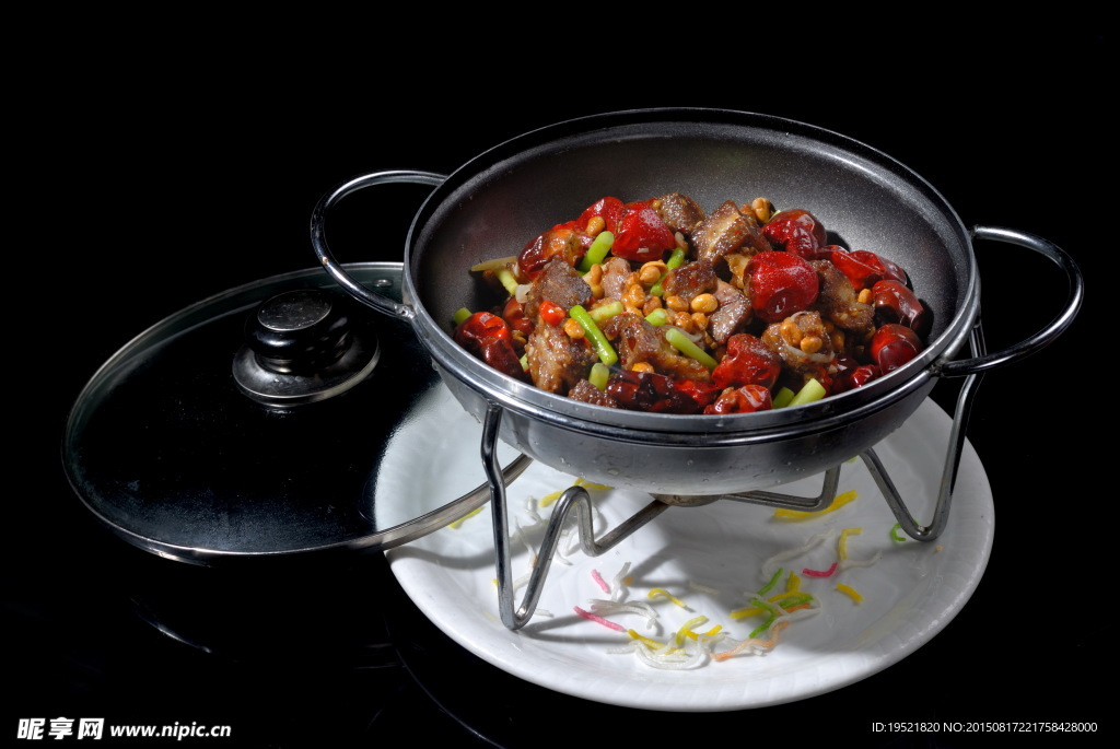 干香豆风味牛肉干锅牛肉