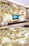 大展宏图山水画玉雕背景墙