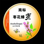 枣花蜂蜜标签