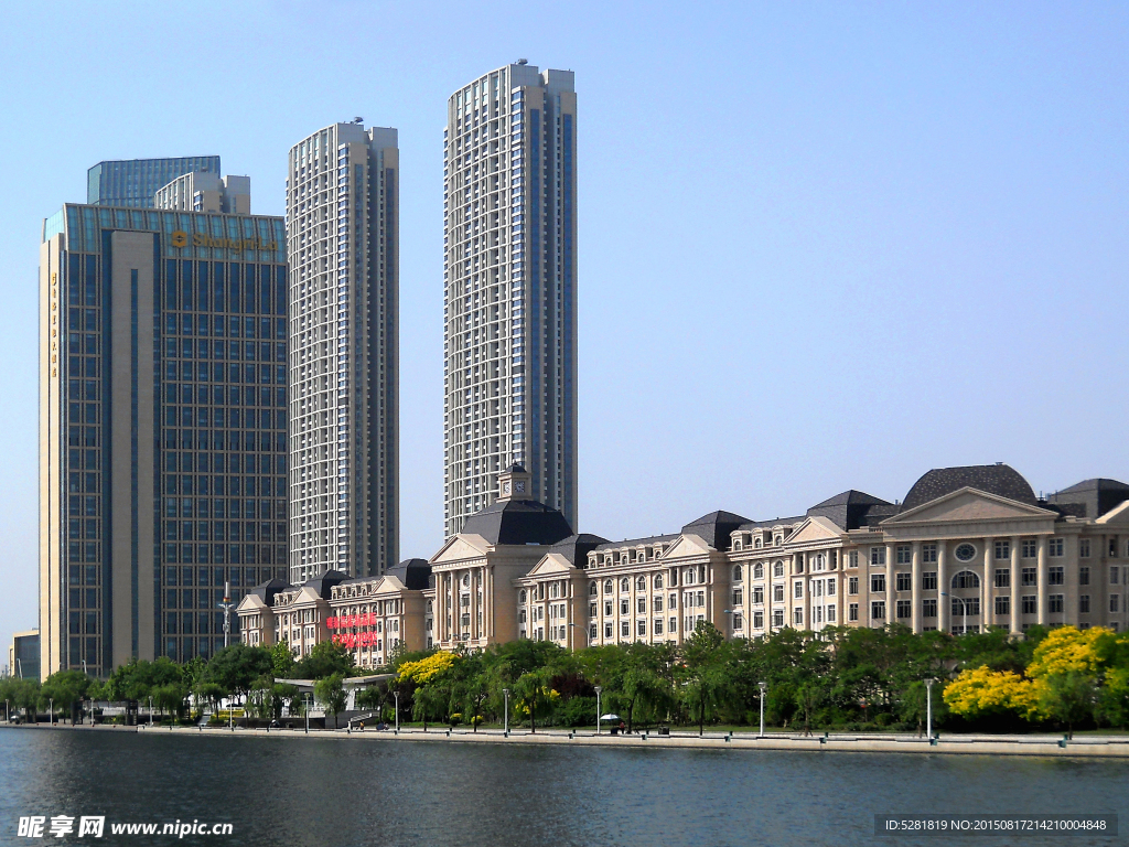 海河城市广场远景