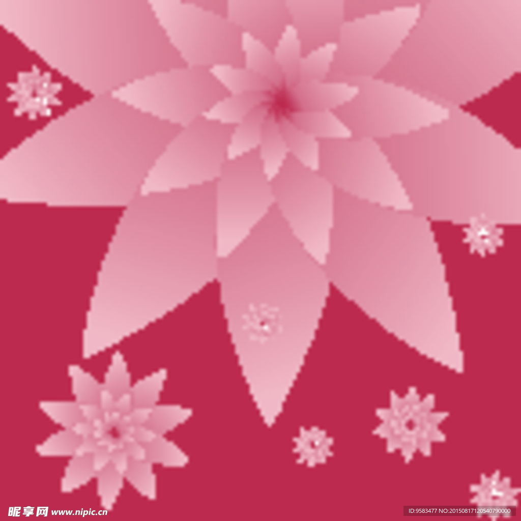 矢量花朵