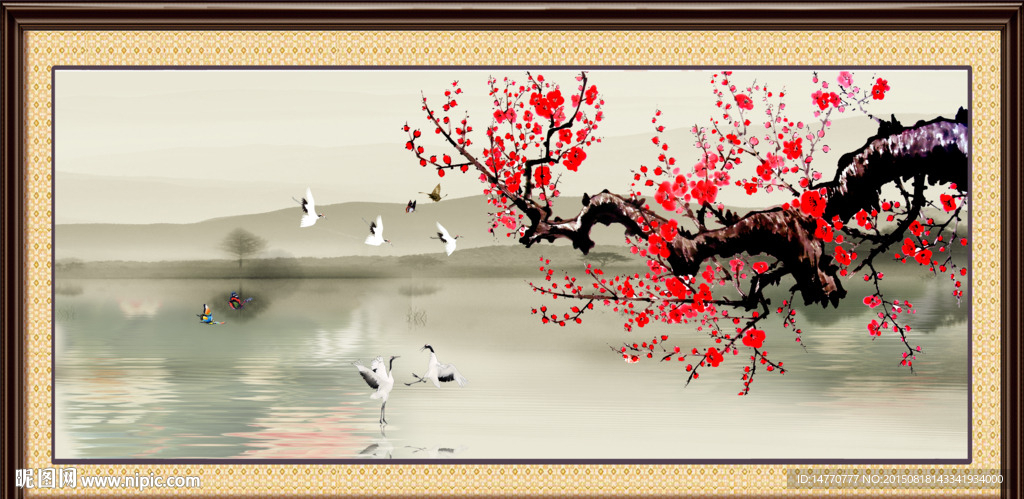 梅花装饰画