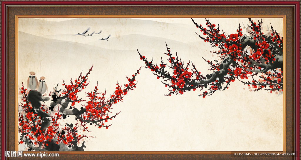 梅花装饰画