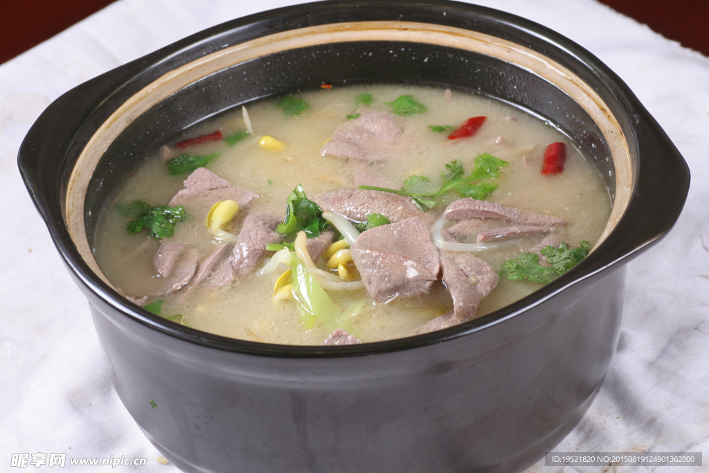 猪肝豆芽煲