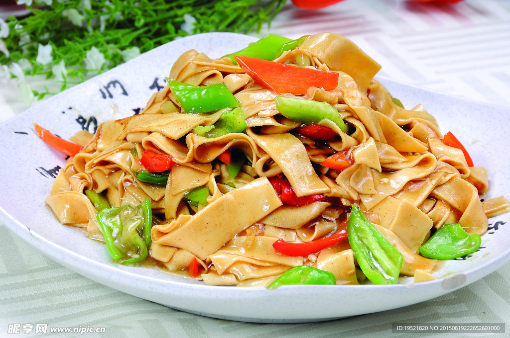 尖椒干豆腐