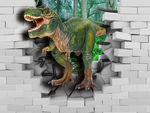 3D恐龙电视背景墙