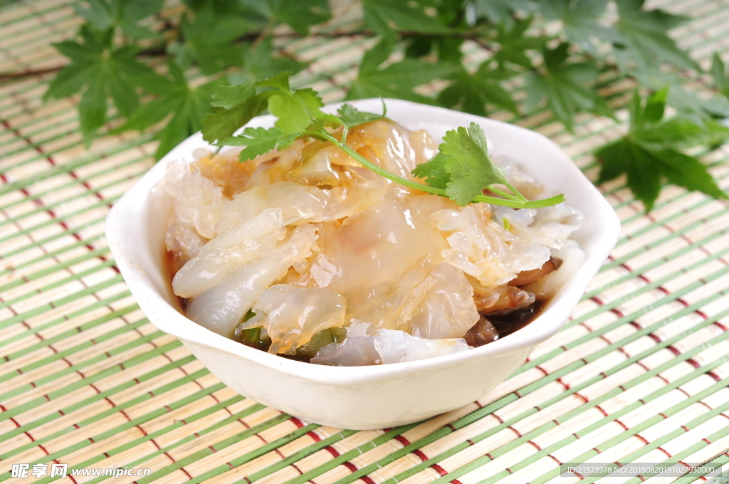 凉拌海蜇头