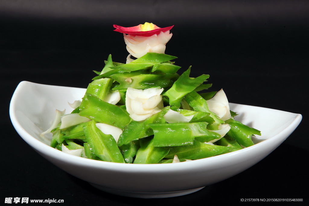 龙豆拌百合好