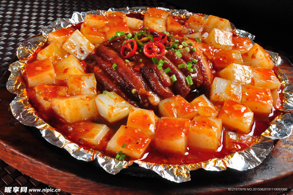 凉粉扣肉